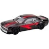 Lean Toys Juodas ir raudonas sportinis automobilis, 28x11.5x7.5 cm