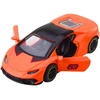 Lean Toys Metalinė sportinė mašina su inercine pavara 1:43 oranžinė
