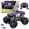 Lean Toys Nuotoliniu būdu valdomas policijos automobilis 1:16 su šviesomis ir dūmų efektu