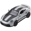 Lean Toys Metalinė sportinė mašina GTRS su atidaromomis durimis, pilka 1:43
