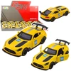 Lean Toys Lenktyninis automobilis metalinis 1:43 geltonas