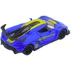 Lean Toys Metalinis sportinis automobilis 1:32 su atidaromomis durimis