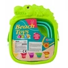 Lean Toys Sulankstomas kibirėlis vaikams, krokodilo formos, žalias