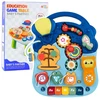 Lean Toys Interaktyvus edukacinis staliukas 6-in-1 su šviesomis ir garsais