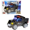 Lean Toys Konstruktorius transporto priemonės SWAT 8in1 92-117 vnt.
