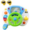 Lean Toys Vairavimo simuliatorius su šviesomis ir garsais, vaikštyne