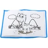 Lean Toys Drobės tapybos lenta su plaunamais žymekliais 30x20 cm