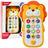 Lean Toys Interaktyvus žaislinis telefonas vaikams Liūtas 15x8.5 cm