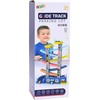 Lean Toys Skaidrių trasa automobiliams – 6 automobiliai