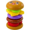 Lean Toys Dėlionė vaikams 7 dalių burgerio tema