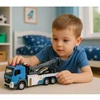 Lean Toys Vaikiškas vilkikas su metaline kabina ir šviesos bei garso efektais