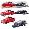 Lean Toys Visureigių Rinkinys su Automobilių Priekaba ir Sportiniu Automobiliu 58,5 cm
