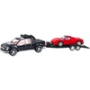 Zestaw Bekelės žaislinis automobilis su priekaba ir sportiniu automobiliu, 59 cm