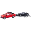 Lean Toys Visureigių Rinkinys su Automobilių Priekaba ir Sportiniu Automobiliu 58,5 cm