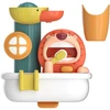 Lean Toys Vonios žaislas putų mašina liūtas su antimi
