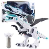 Nuotoliniu būdu valdomas dinozauras robotas 47x23x15 cm