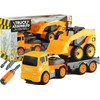 Lean Toys Dvi statybinės mašinos + įrankiai