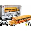 Nuotoliniu būdu valdomas autobusas Lean Toys, geltonas