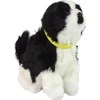 Lean Toys Interaktyvus žaislinis šuo Border Collie, juodai baltas, su garso ir judesio funkcijomis