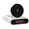 Lean Cars Elektroninis žadintuvas su lazeriniu pistoletu baltas