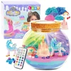 Lean Toys Vienaragio terariumo rinkinys su LED lempa ir nuotolinio valdymo pultu