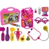 Lean Toys Žaislinis daktaro rinkinys LeanToys su šviečiančiu stetoskopu
