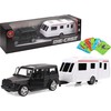 Zestaw Automobilis su kempingu Juodas Jeep