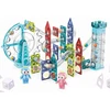 Lean Toys Šviečiantis kamuoliukų takelis su magnetiniu liftu ir velnio ratu, 129 detalės