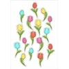 LearnHow Dvišalės langų dekoracijos - Tulips 02 16vnt