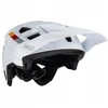 LEATT MTB Enduro 2.0 V23 dviračio šalmas su nuimama smakro apsauga, L dydis (59–63 cm), Baltas