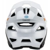 LEATT MTB Enduro 2.0 V23 dviračio šalmas su nuimama smakro apsauga, L dydis (59–63 cm), Baltas