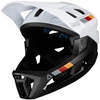 LEATT MTB Enduro 2.0 V23 dviračio šalmas su nuimama smakro apsauga, L dydis (59–63 cm), Baltas