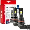 LED žibintų lemputės Series F25 PRO Juodas FULL CANBUS HIR2 68W 12V 24V, AMIO-04724