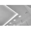LED juosta Prescot Prescot LED profilis MICRO-K-ALU-MLC-2M 2m pieno spalvos, įleidžiamas, anoduotas COM