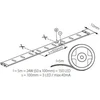LED juostelės Kanlux SMD3528 5m 30vnt. / m 7.2W / m 12V RGB daugiaspalvis (24531)