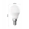 Emos LED lemputė 7,8 W (75 W) E27 A60 siūlas neutrali balta 4000 K 1060 lm ZF5D53 EMOS