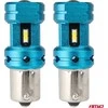 LED lemputės Canbus 1156 BA15S P21W R10W R5W 4SMD 1860 baltos 12V 24V amio-04252