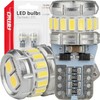 LED lemputės Canbus T10 W5W 16SMD 2SMD 3014 3030 baltos 12V 24V amio-04260