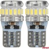 LED lemputės Canbus T10 W5W 16SMD 2SMD 3014 3030 baltos 12V 24V amio-04260