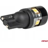 LED lemputės Canbus T10 W5W 5SMD 3030 baltos 12V 24V amio-04239