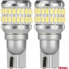 LED lemputės canbus t15 w16w 48smd 4smd 3014 3030 balta 12v 24v amio-04261