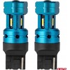 LED lemputės Canbus T20 7440 W21W 4SMD 1860 baltos 12V 24V amio-04254