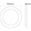 Led_Line Įmontuojamas šviestuvas LED Line MOLLY, 18W, 4000°K, LED