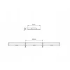 LED juosta 24Vdc, 11W/m, COB 480LED/m, 1100lm, šaltai balta 6500K, IP20, 180°, LED LINE