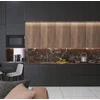 LED profilis R02 kampinis Eco Light EC20624 2m aliuminio baltas + pieniškas gaubtas