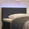 LED galvūgalis Tamsiai pilka 90 cm Kordūrinis audinys