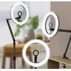 Telesin žiedinė lempa LED Ring 10'' / 26 cm / Vlog 12 W ant trikojo 1/4'' selfie foto / P3-fs-02