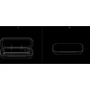 Atverčiamas dėklas Ledger Nano X Case