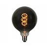 LED lemputė E27 G125 230V 4W 150lm, gintarinė balta 1800K, RETRO VINTAGE GRAPHITE, pritemdoma, LED line PRIME
