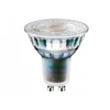 Lemputė LED GU10 230V 5.5W 345lm šiltai balta 2200K-3000K pritemdoma, šviesa šiltėja, LED line